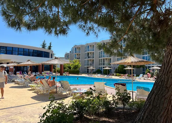 With Terrace In Complex Apartment Burgas