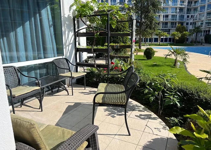 With Terrace In Complex Burgas